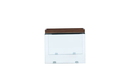 Telemark Couchtisch aus Glas mit Tablett