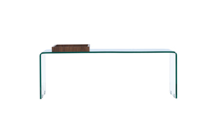 Telemark Couchtisch aus Glas mit Tablett