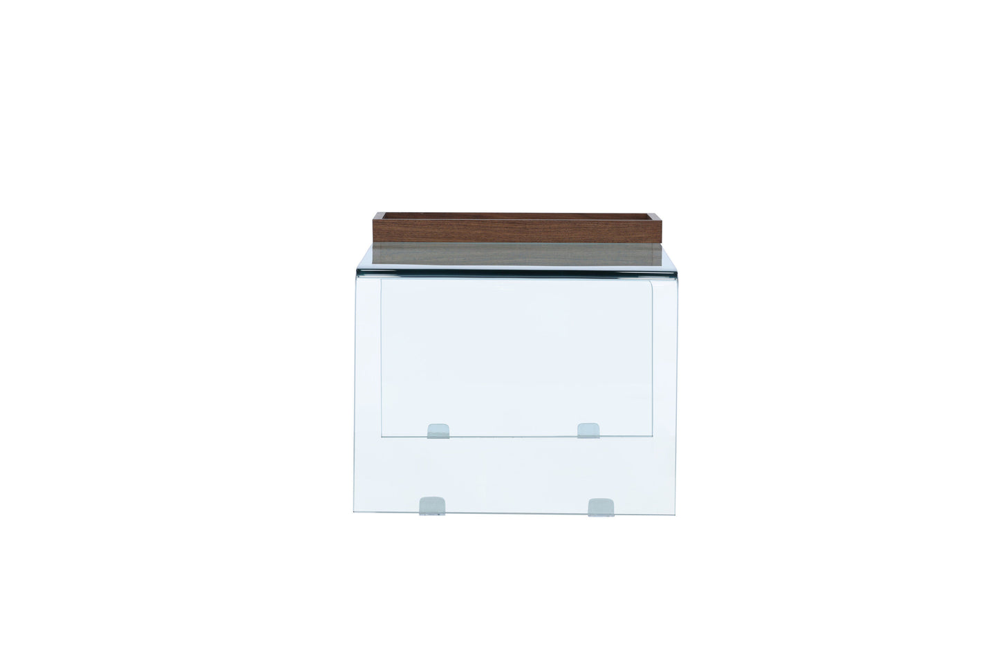 Telemark Couchtisch aus Glas mit Tablett