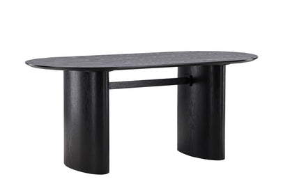 Isolde Esstisch in Schwarz, 180cm