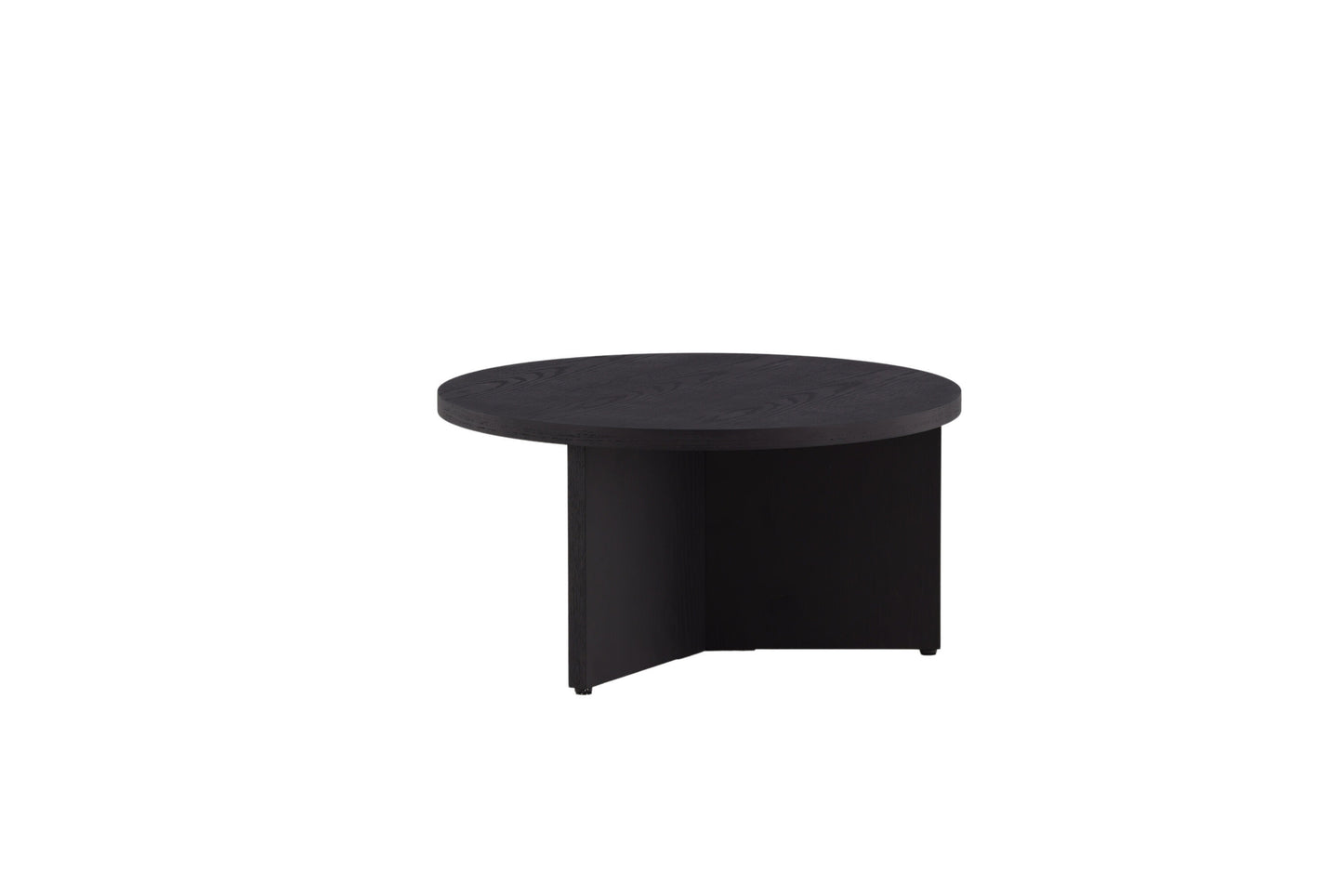 Runder Couchtisch Saltö in Schwarz, Ø85cm