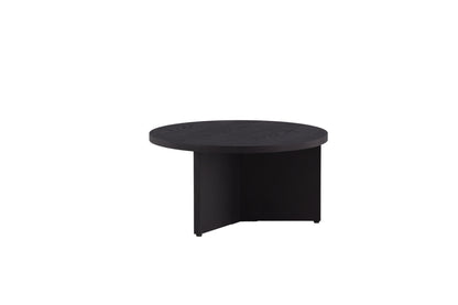 Runder Couchtisch Saltö in Schwarz, Ø85cm