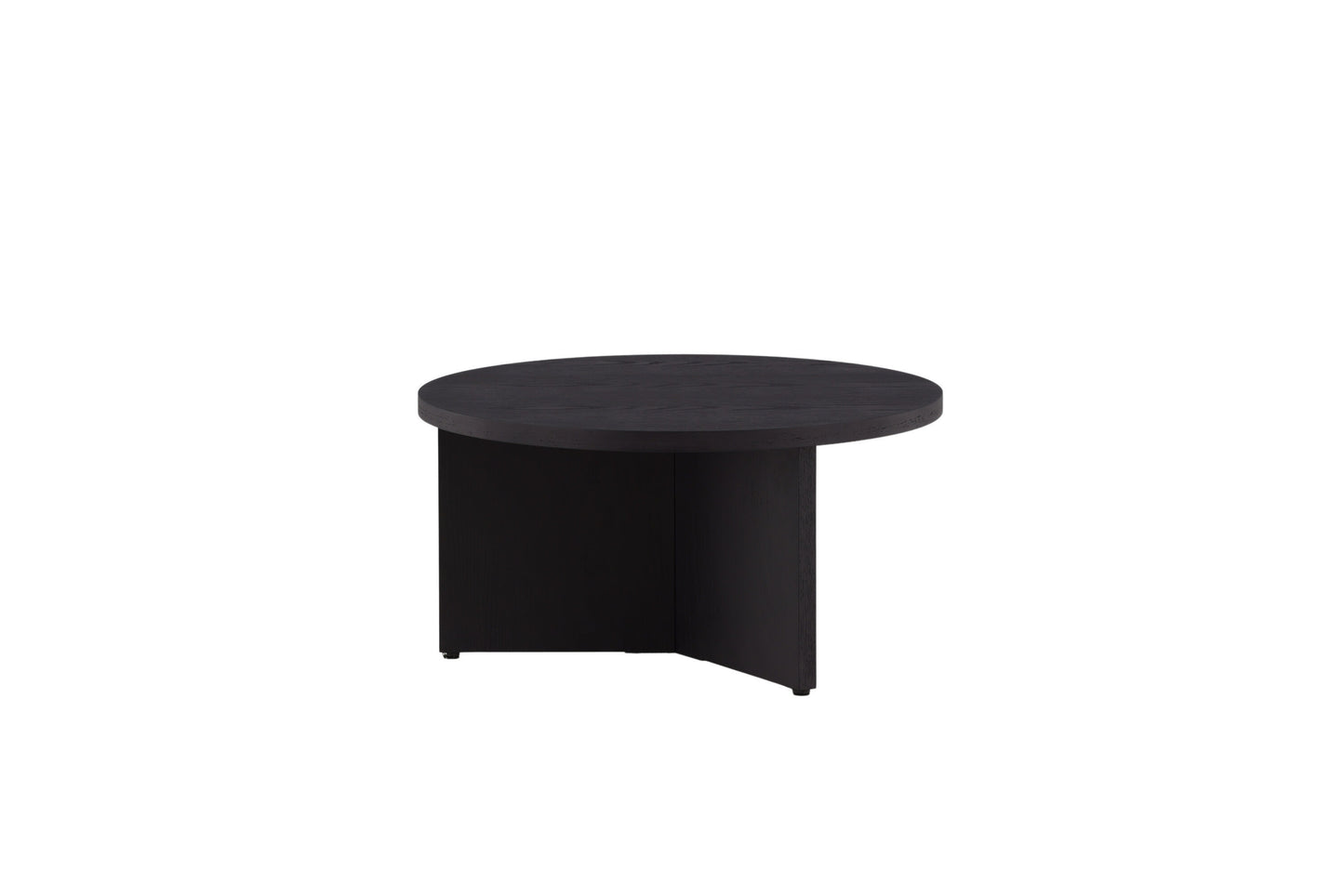 Runder Couchtisch Saltö in Schwarz, Ø85cm