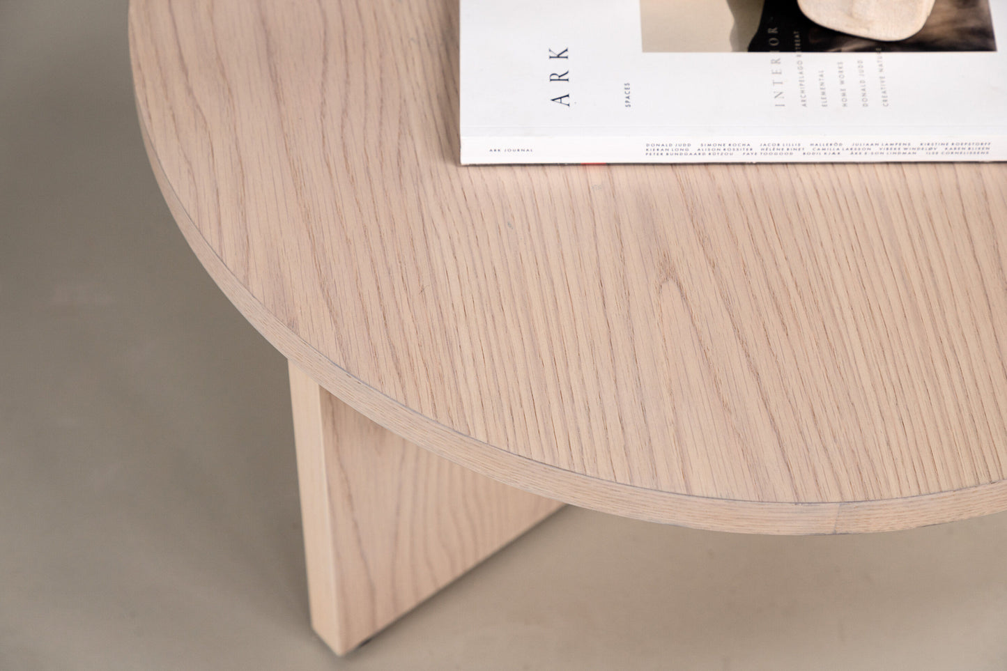 Saltö Couchtisch Groß aus MDF in Hellbraun