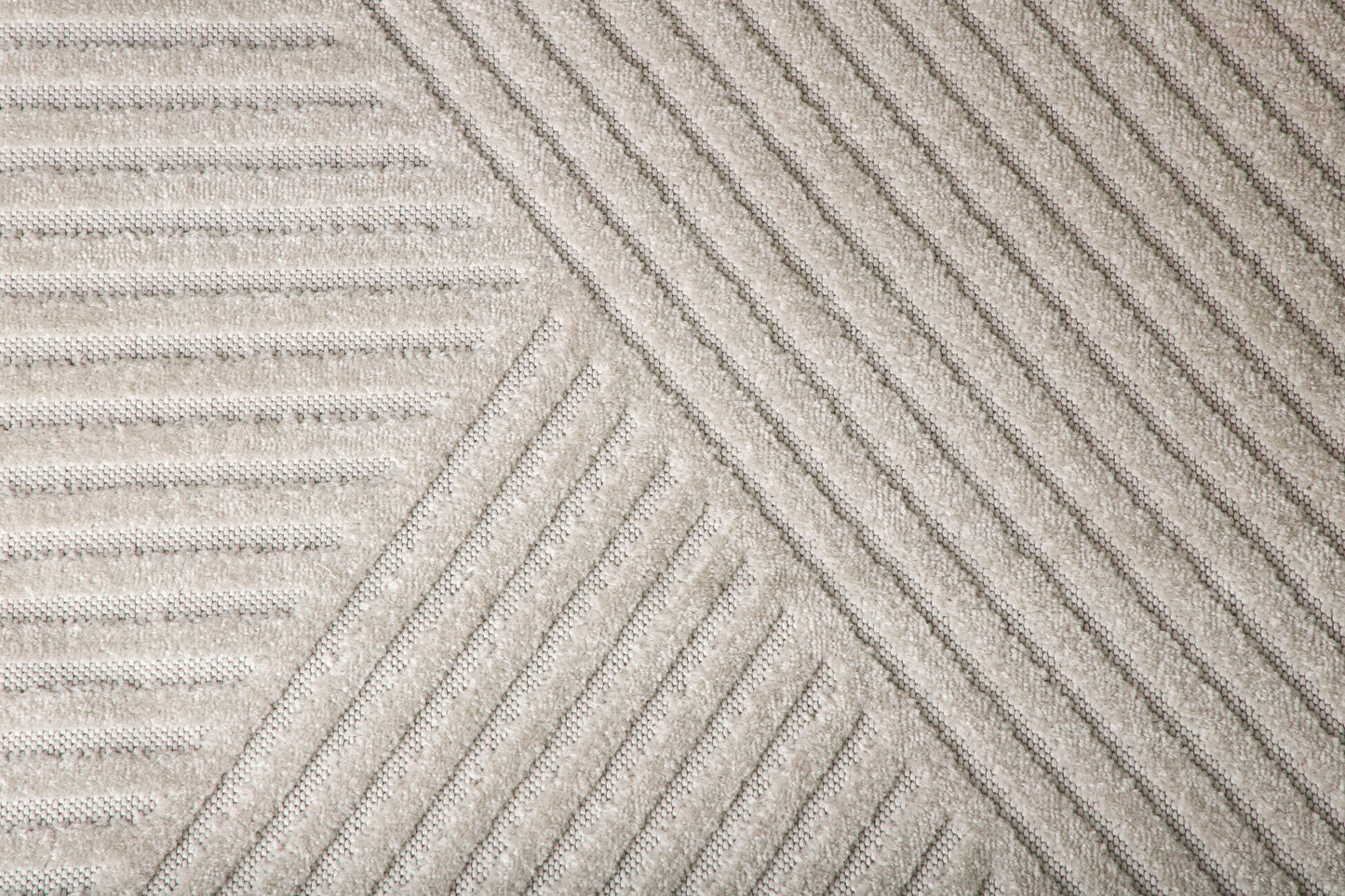 Aron Solar Teppich, Weiß/Creme, 290x200cm