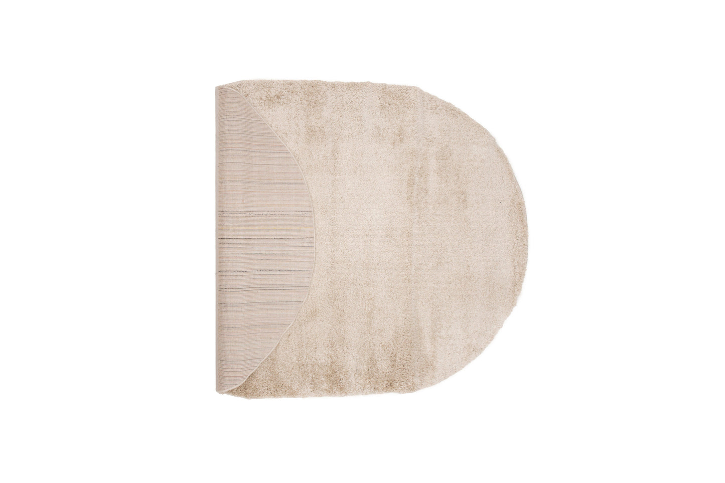 Walter Pluto Teppich Oval, Beige, 230x160cm