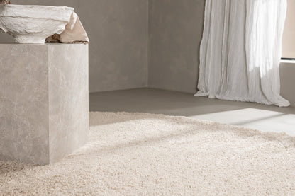 Walter Pluto Teppich Oval, Beige, 230x160cm