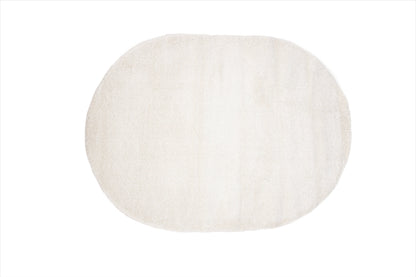 Walter Pluto Teppich Oval, 230x160cm, Weiß