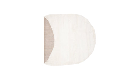 Walter Pluto Teppich Oval, 230x160cm, Weiß