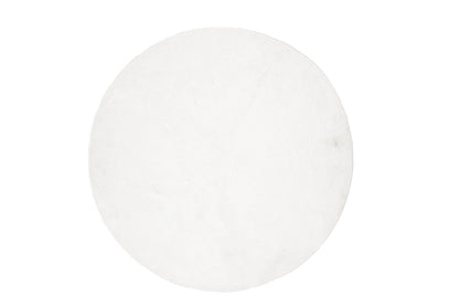 Undra Teppich Rund, Weiß, Ø200cm