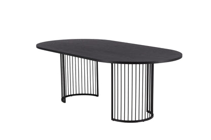 Esstisch Hamneskär in Schwarz, 220 cm