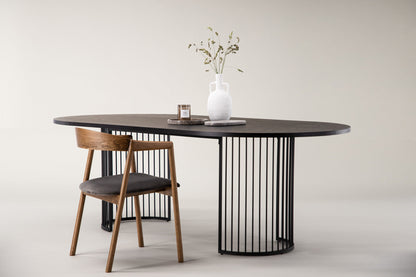 Esstisch Hamneskär in Schwarz, 220 cm