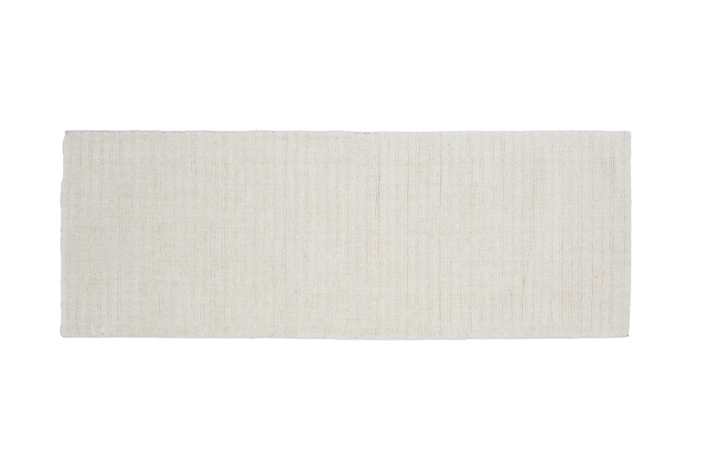 Milton Wollteppich, Weiß, 200x70cm