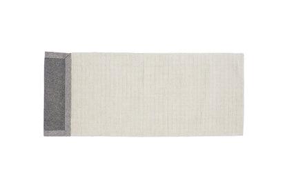 Milton Wollteppich, Weiß, 200x70cm