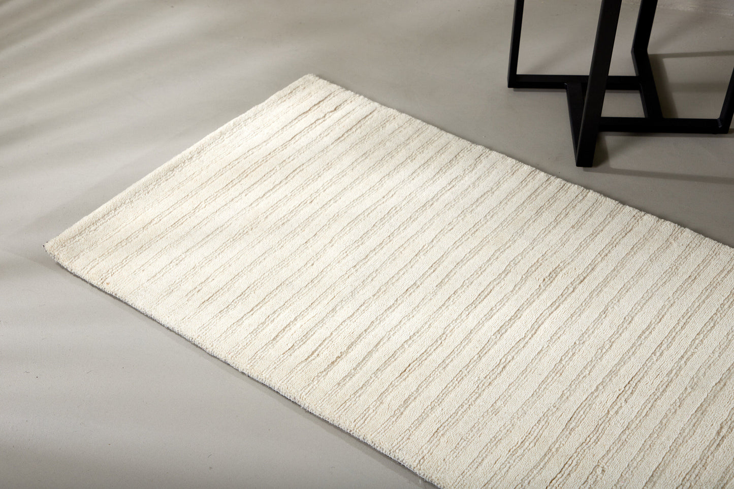 Milton Wollteppich, Weiß, 200x70cm