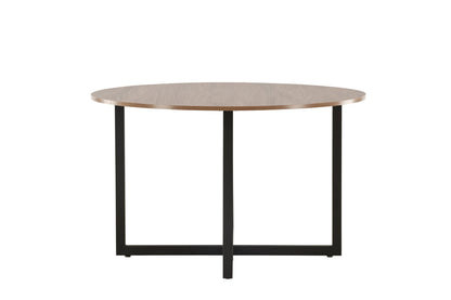 Durango Esstisch in Braun/Schwarz, Ø 120cm