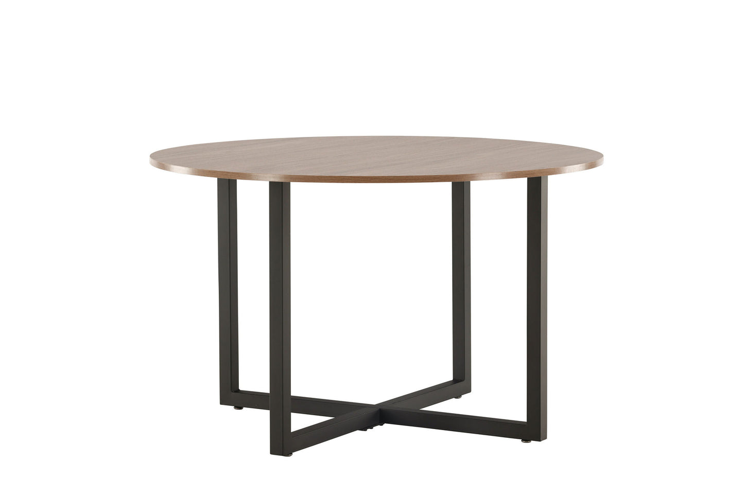 Durango Esstisch in Braun/Schwarz, Ø 120cm