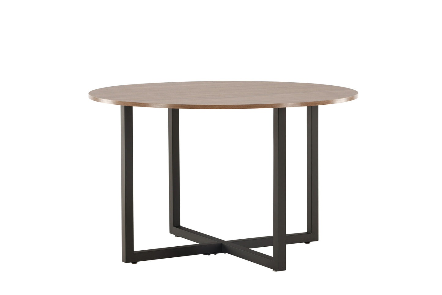 Durango Esstisch in Braun/Schwarz, Ø 120cm