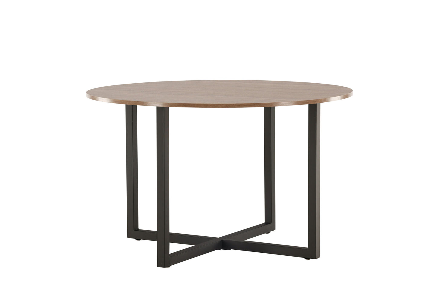 Durango Esstisch in Braun/Schwarz, Ø 120cm