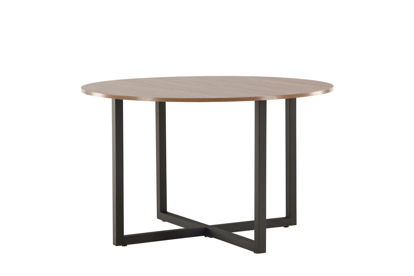 Durango Esstisch in Braun/Schwarz, Ø 120cm