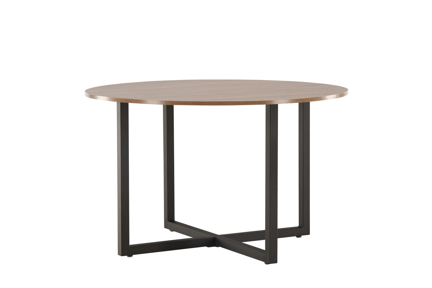 Durango Esstisch in Braun/Schwarz, Ø 120cm