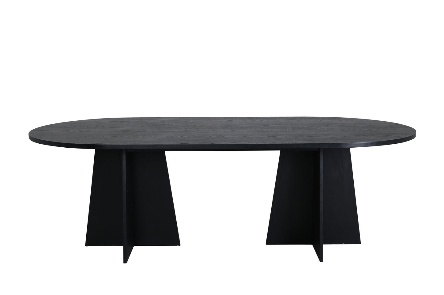 Bootcut Esstisch in Schwarz, 230cm