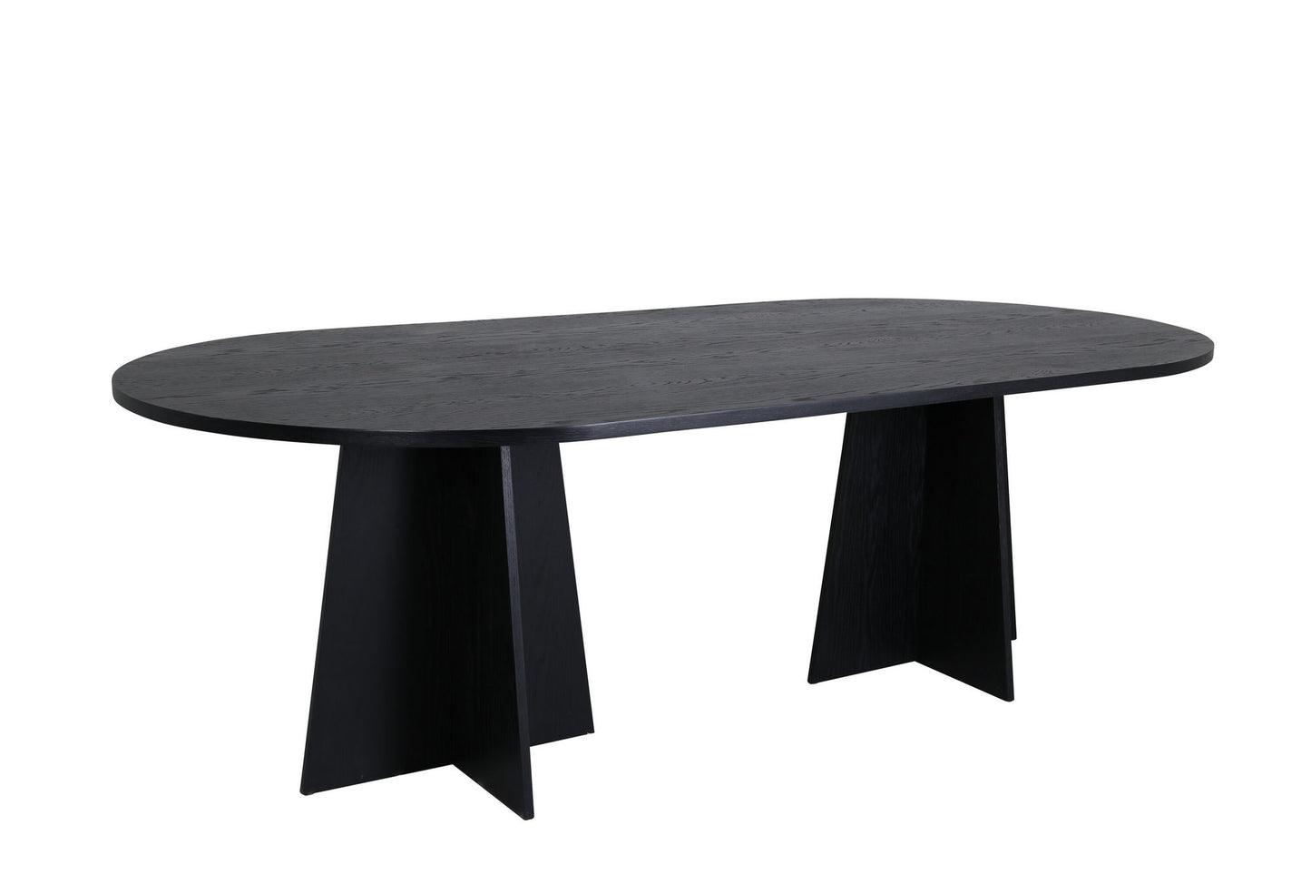 Bootcut Esstisch in Schwarz, 230cm