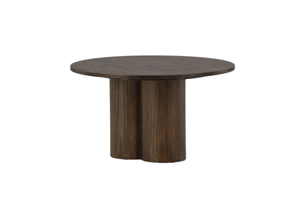 Runder Couchtisch Olivia in Dunkelbraun, Ø80cm