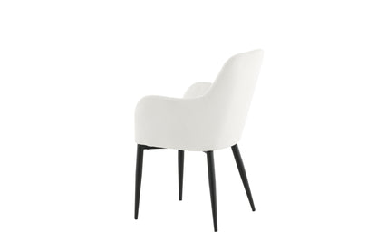 Comfort Esszimmerstühle, 2er Set, Weiß
