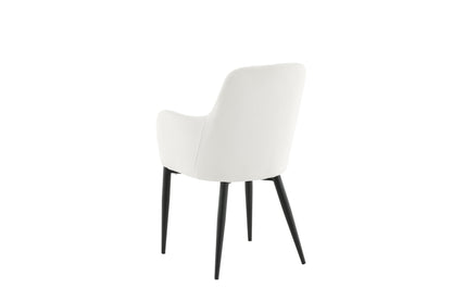 Comfort Esszimmerstühle, 2er Set, Weiß