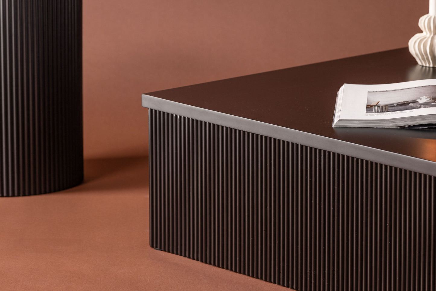 Lenox Couchtisch aus MDF in Schwarz