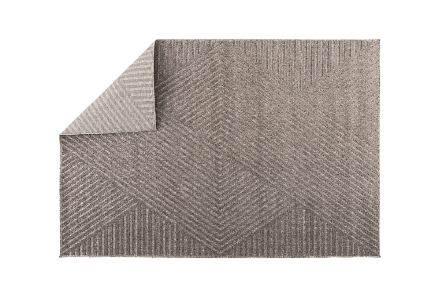 Aron Solar Teppich, Braun, 340x240cm