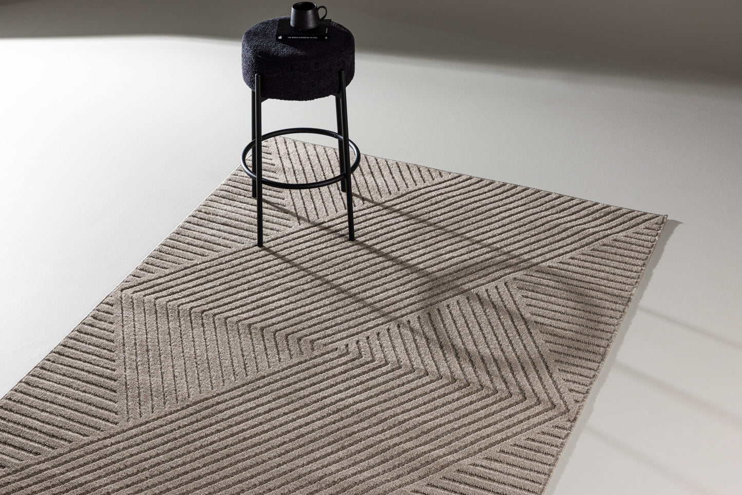 Aron Solar Teppich, Braun, 290x200cm