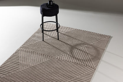 Aron Solar Teppich, Braun, 290x200cm