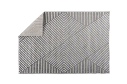 Aron Solar Teppich, Grau, 340x240cm