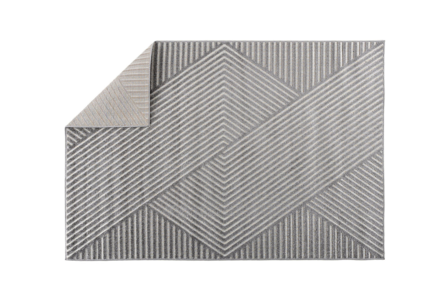 Aron Solar Teppich, Grau, 290x200cm