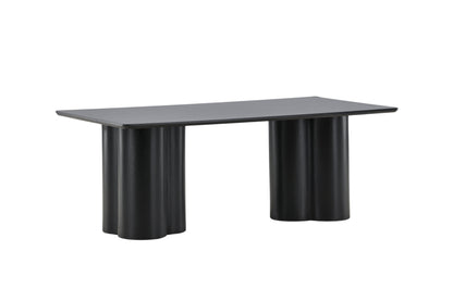 Olivia Couchtisch aus MDF in Schwarz