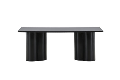 Olivia Couchtisch aus MDF in Schwarz