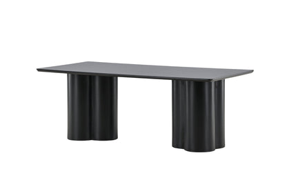 Olivia Couchtisch aus MDF in Schwarz