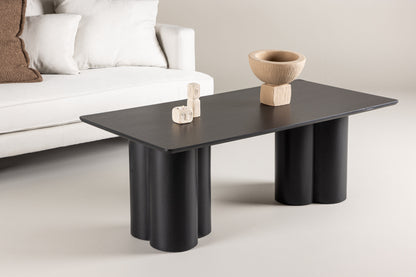Olivia Couchtisch aus MDF in Schwarz