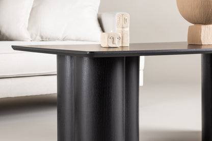 Olivia Couchtisch aus MDF in Schwarz