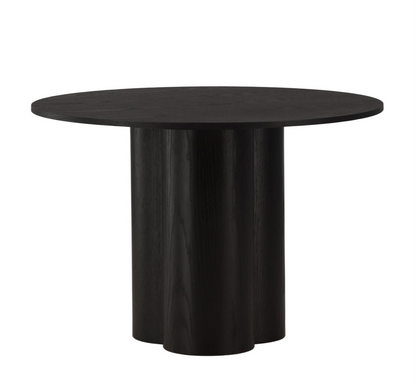 Esstisch Olivia in Schwarz, Ø 110cm