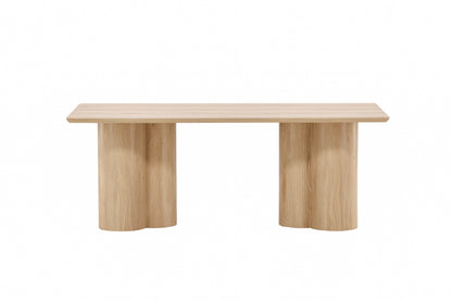 Olivia Couchtisch aus MDF in Holzoptik