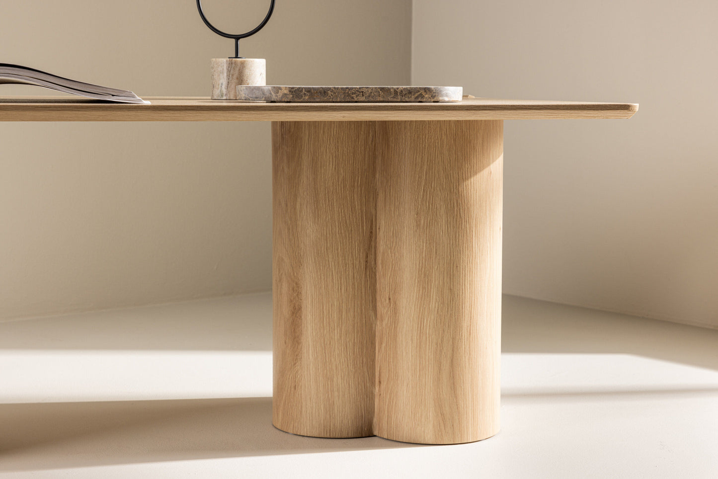 Olivia Couchtisch aus MDF in Holzoptik