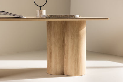 Olivia Couchtisch aus MDF in Holzoptik