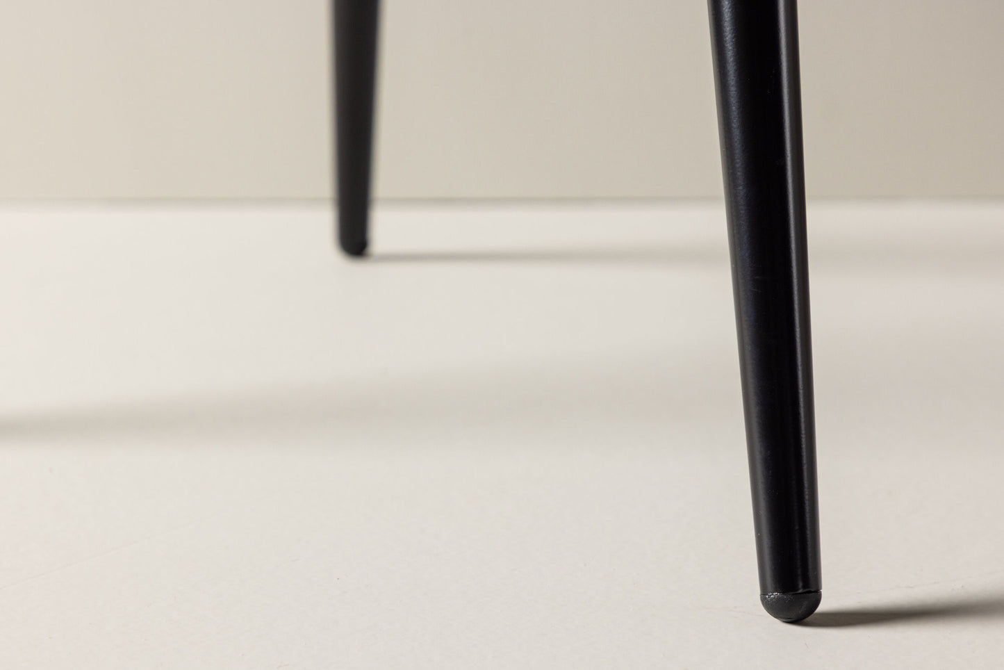 2er-Set Esszimmerstühle Velvet, Graue Samt-Optik
