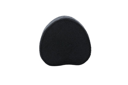 Heart Kids Pouf, Schwarz, Teddypolyester