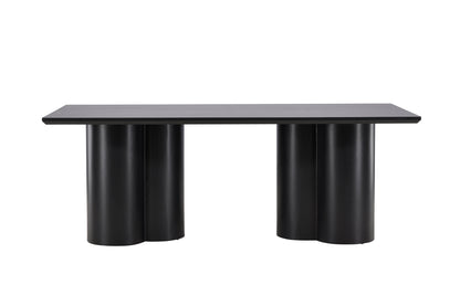 Esstisch Olivia in Schwarz, 200cm