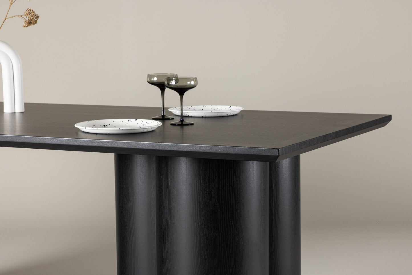 Esstisch Olivia in Schwarz, 200cm