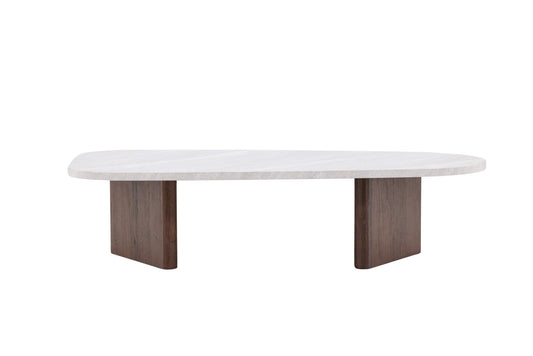 Grönvik Couchtisch aus MDF in Weiß/Braun